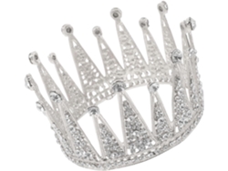 Diadème De Mariage Cristal Cuelloronne De Mariée Ronde Coiffe De Princesse Para Événement