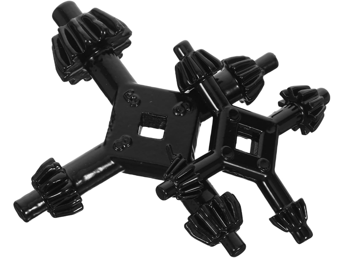 Llave de mandril, llave de mandril, llave de mandril universal de repuesto, herramienta Gokoco (2 piezas)
