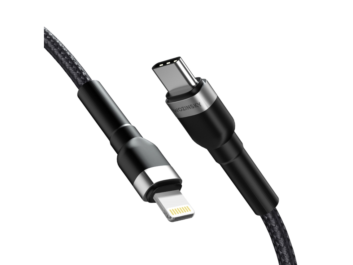 Cable De Carga Wozinsky Wnbcl1 Lightning A Usb-c Pd 30w 1m - Negro