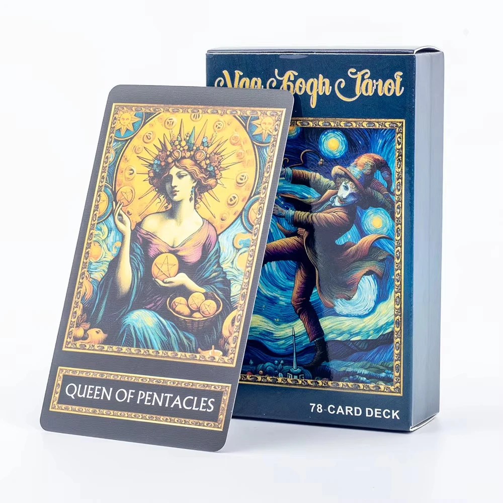 Tarot De Van Gogh, Juego De Mesa De 78 Cartas Con Ilustraciones, Cartas De Adivinación, Sabiduría Y Oráculo.