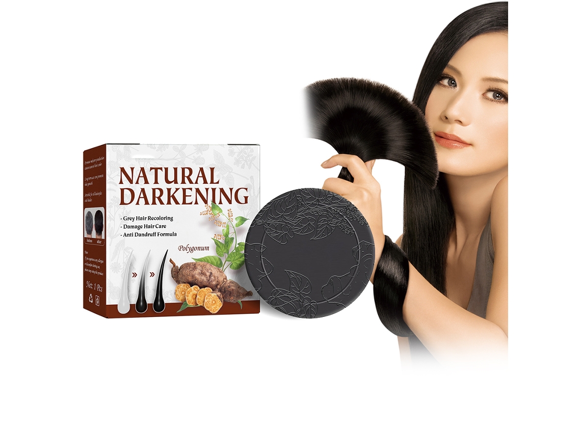 Vlrla-natural Cabelo Darkening Shampoo Soap Bar