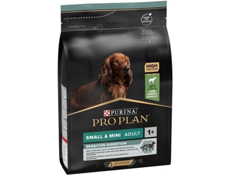Pienso para Perros PURINA Pro Plan Small & Mini Sensitive Digestion (3Kg - Seco - Razas Pequeñas - Adulto - Sabor: Cordero)