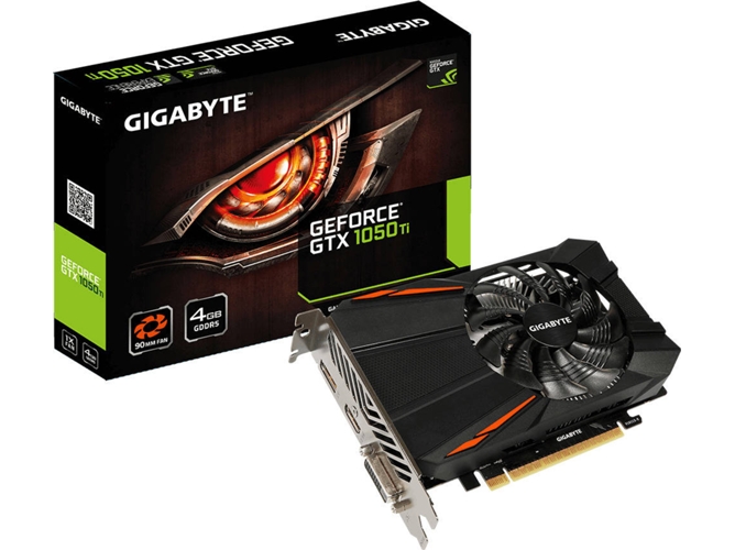 Tarjeta Gráfica nVidia GIGABYTE GeForce GTX 1050Ti 4GB GDDR5