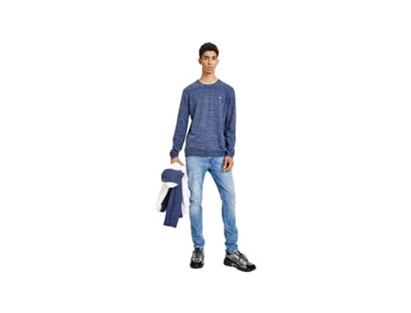 Camiseta TOMMY JEANS (L - Azul)