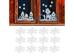 1000 Confetis Reutilizables De Copos De Nieve Blancos Decorativos Para Navidad, Fiestas Y Bodas.