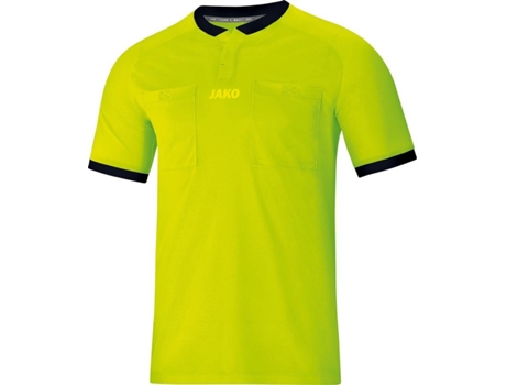 Camiseta de Hombre para Fútbol JAKO Árbitro Amarillo (XS)