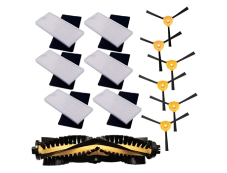 Filtros de cepillo de rodillo de repuesto, Cepillo Lateral para Ecovacs Deebot 500 N79 N79S N79W N79Se, piezas de repuesto