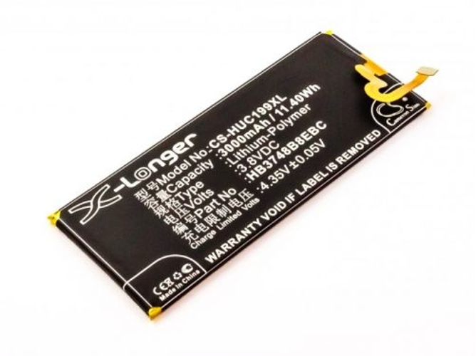 Batería INDIGO BIRD 3000mAh 3.8V para Smartphone Huawei Ascend G620-L72, Ascend G620-L75, Ascend G7 - HB3748B8EBC