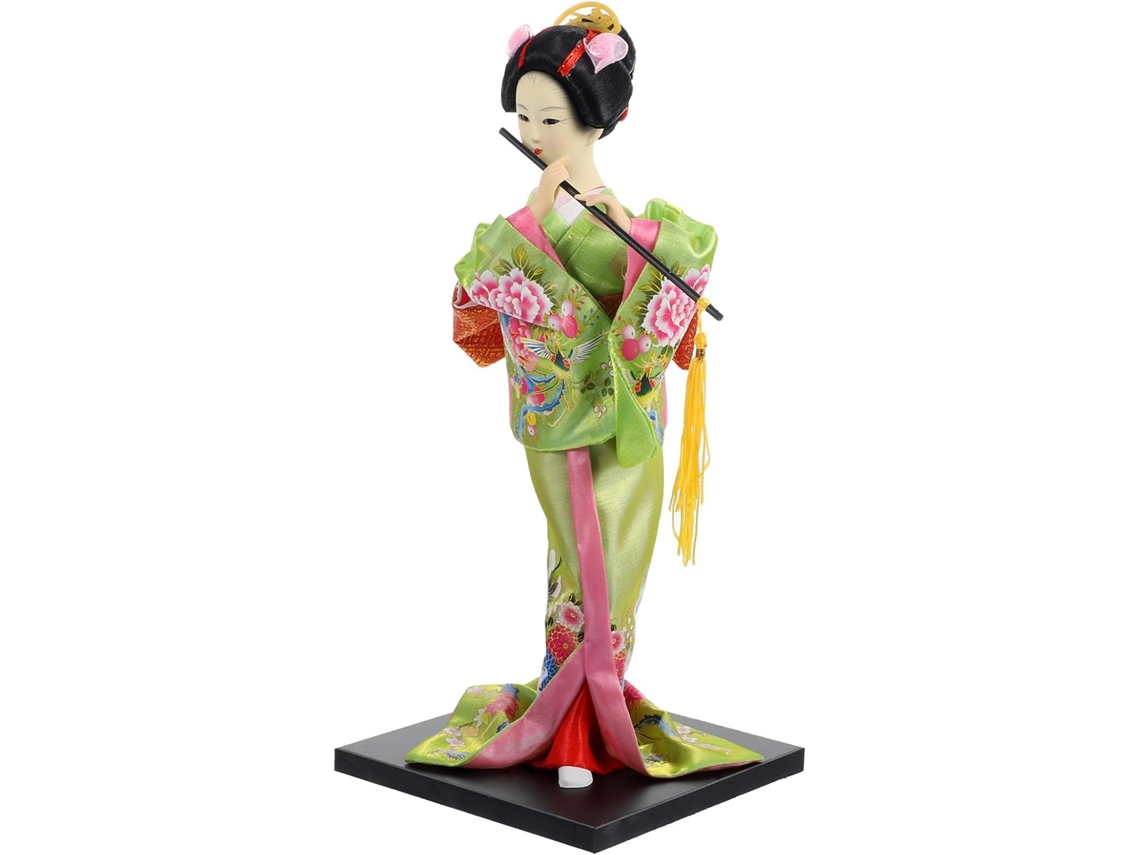 Figura Geisha Japonesa Estilo Japonés Decoración Oficina Dormitorio Artesanía Diseño Creativo Único Realzar