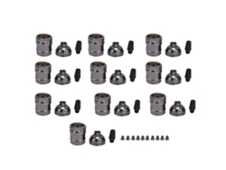 2026-10 Piezas Soportes De Lámpara Retro Duraderos De Aluminio Para Bombillas E26 E27, Sockets Elegantes Para Techo