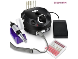 (¡Negro!) Máquina de clavos eléctrica profesional con kit de linterna y taladro portátil.