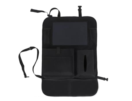 Alfombrillas organizador para el asiento trasero del automóvil, protectores para el respaldo del asiento del automóvil con soporte para tablet y 9 ...