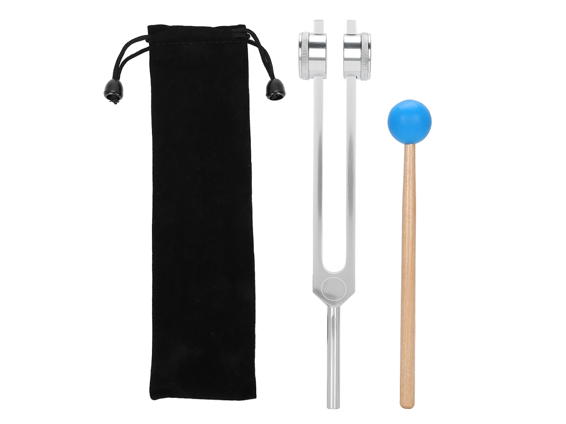 KOFIHETY Diapasón de Frecuencia 126,22 Hz en Aleación de Aluminio para Yoga y Meditación con Martillo