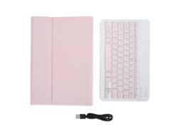 Funda para tablet con teclado Bluetooth y alcance inalámbrico de 10 metros