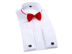 Colete Slim Casual De Padrão De Quadros V-neck Unico Peito Para Homem Verde Militar L