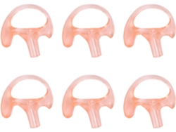 Auriculares Intrauditivos De Silicona De 6 Piezas Para Intercomunicador, Molde Para El Oído