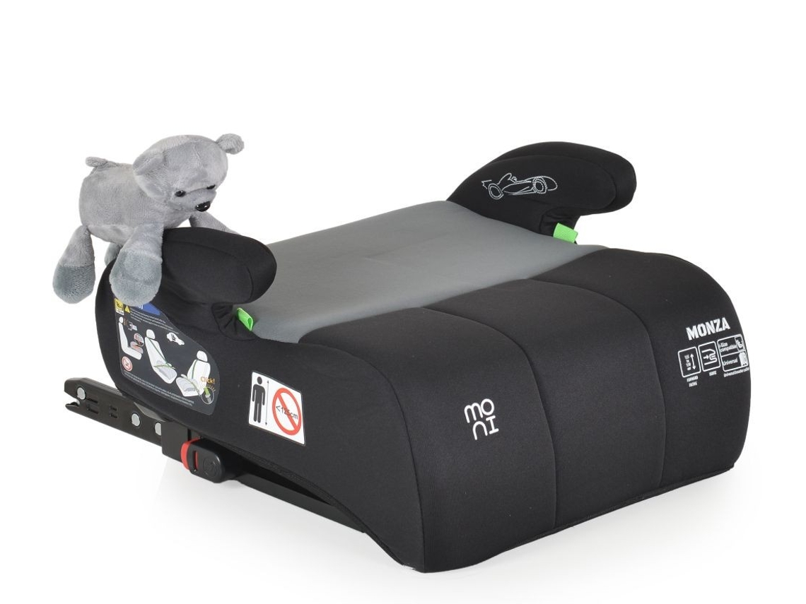 Alzador para coche MONZA (125 a 150 cm) con Isofix de MONI Grey