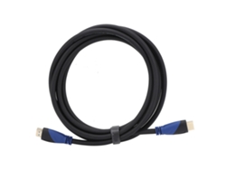 Cable Multimedia De Alta Definición 2.0, 30awg, Cobre Puro, 3 Metros, Bicolor, Accesorio De Audio Y Video.