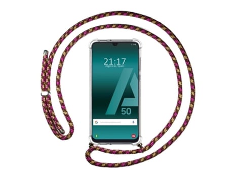 Carcasa Samsung Galaxy A50 / A50s TUMUNDOSMARTPHONE Colgante Rosa