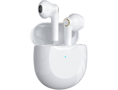 Auriculares Bluetooth True Wireless CHRONUS S127282 (In Ear - Micrófono - Noise Cancelling - Blanco)