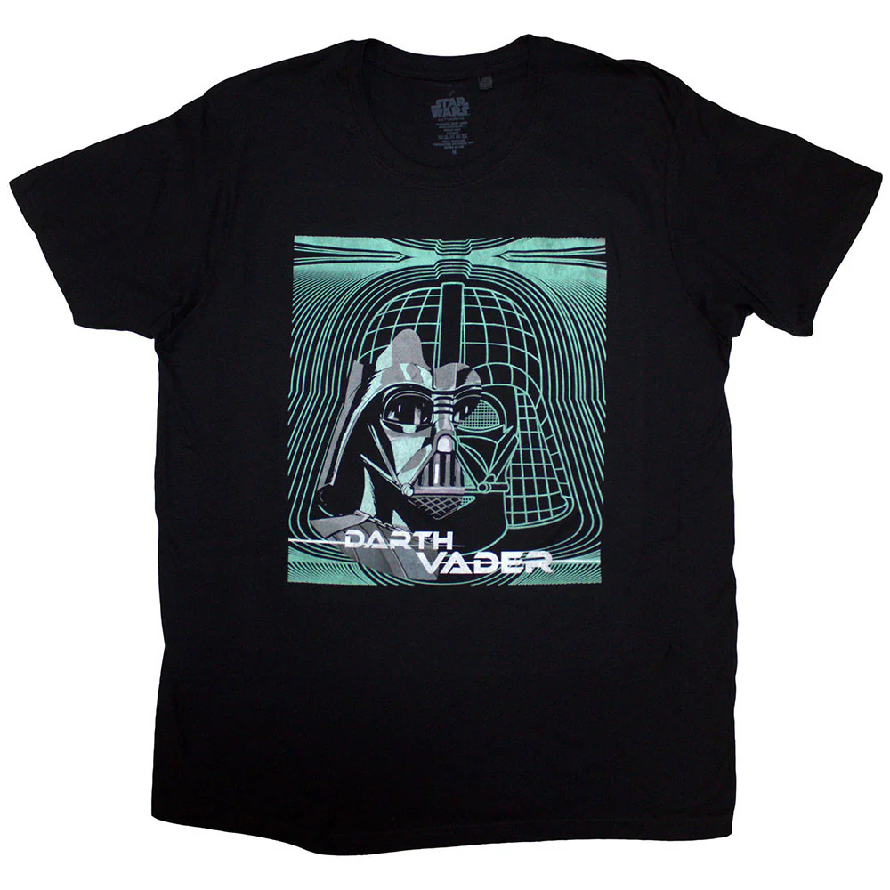 Rockinstone Star Wars Vader Grid Mask Camiseta（l）