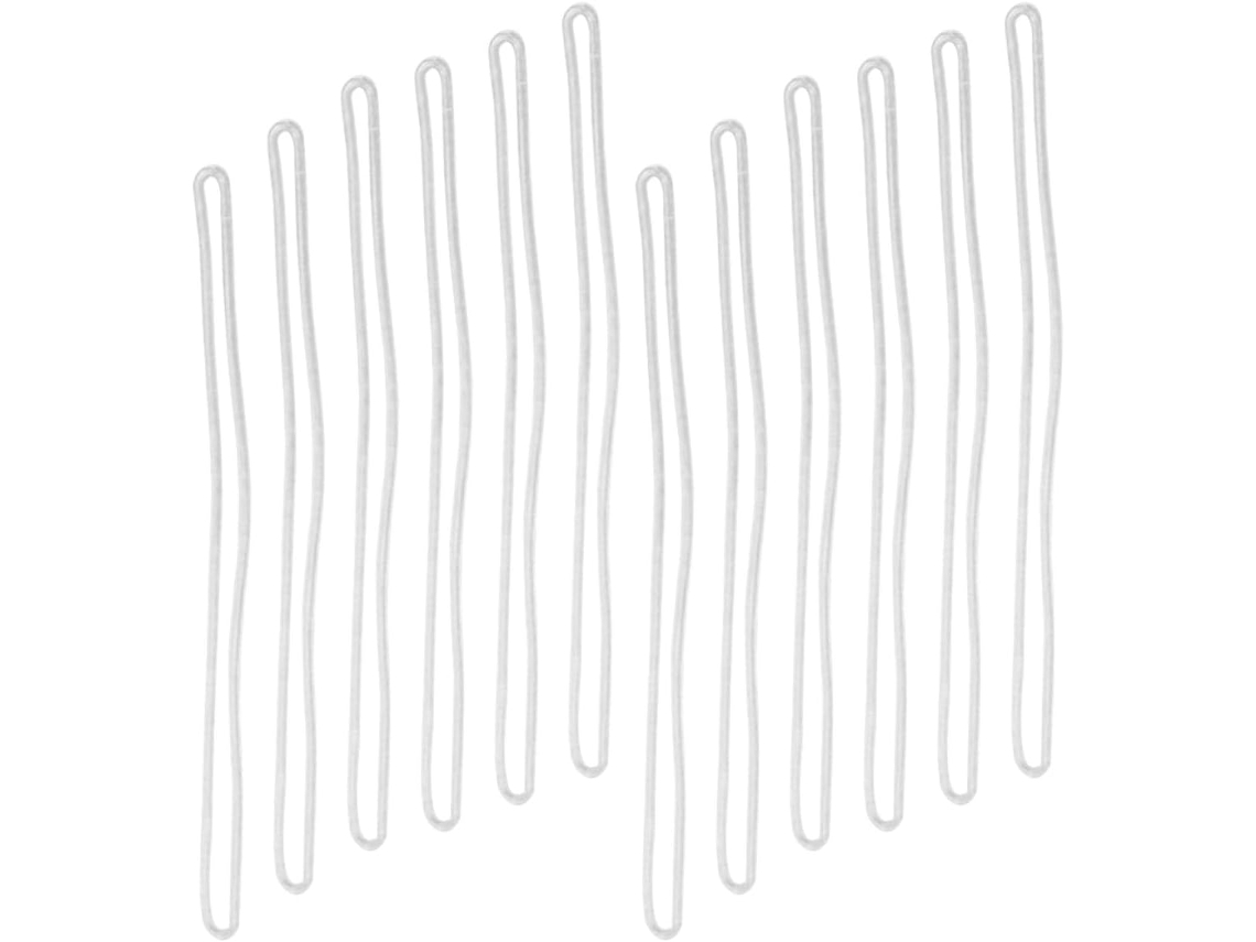 Cordón Portatarjetas De Identificación De Pvc Transparente, 200 Unidades, Correa Flexible Para Credenciales.