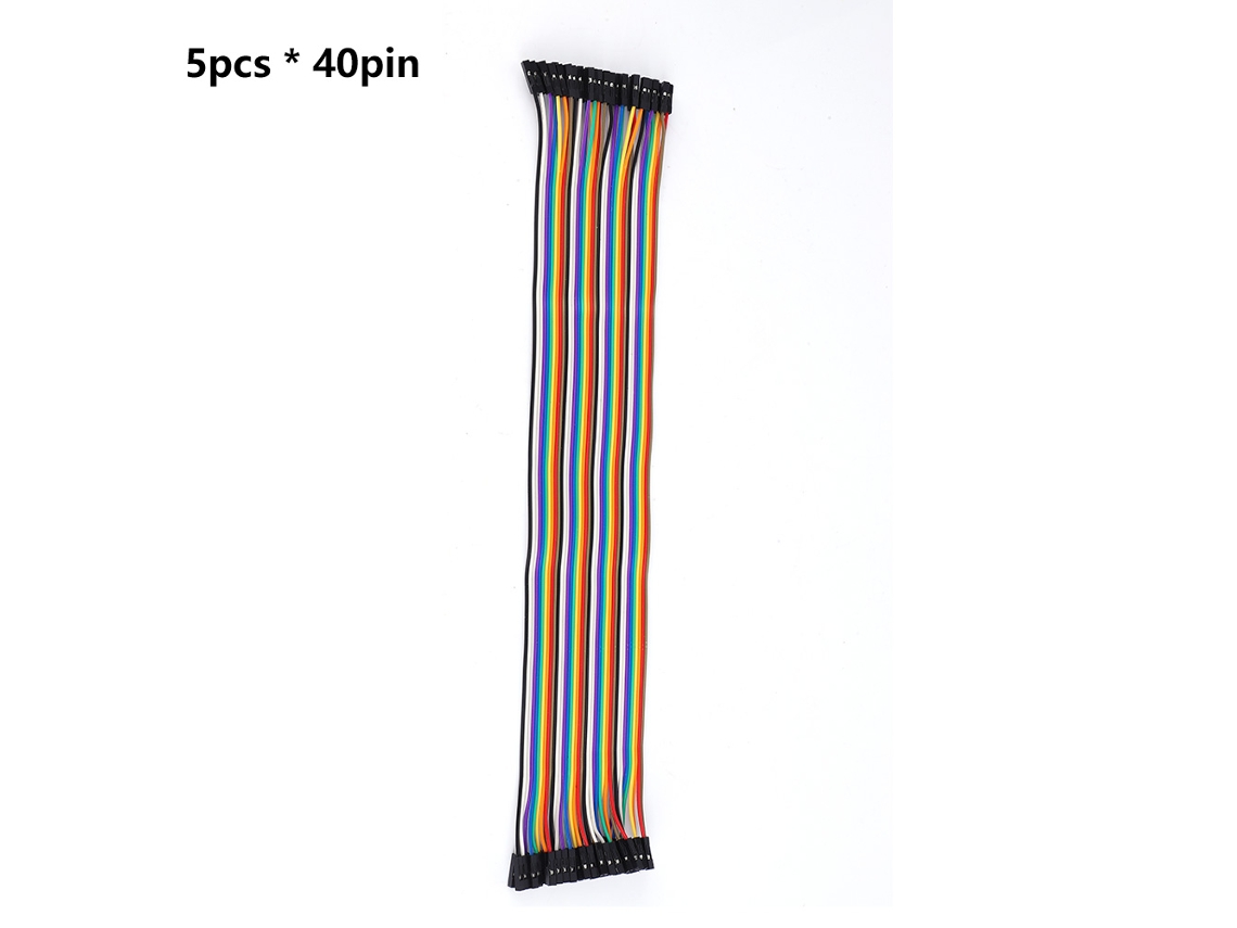 2026-5pcs Cable Jumper De 40 Pines Coloridos 10/20/30cm Para Placa Pcb Breadboard