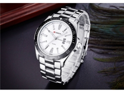 Elegante Reloj Casual Para Hombre Con Correa De Acero.