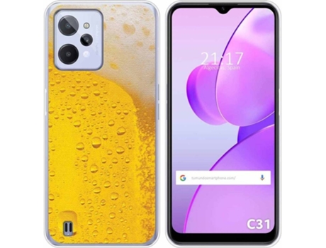 Carcasa para Realme C31 TUMUNDOSMARTPHONE Dibujos Cerveza Multicolor