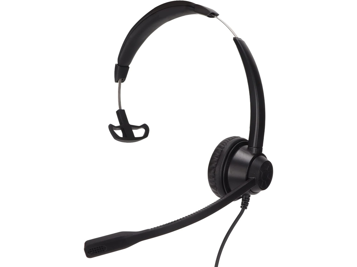Auriculares Telefónicos Con Cancelación De Ruido Rj9: Auriculares Profesionales Con Cable Para Un Solo Oído Con