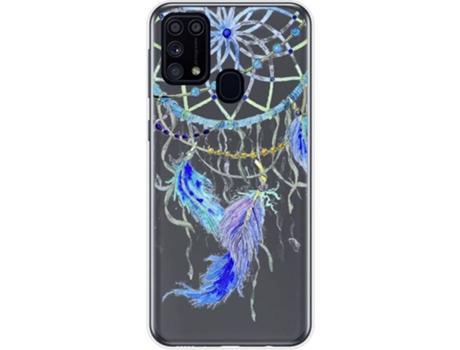 Carcasa Samsung Galaxy M31 TUMUNDOSMARTPHONE Dibujos Transparente Multicolor