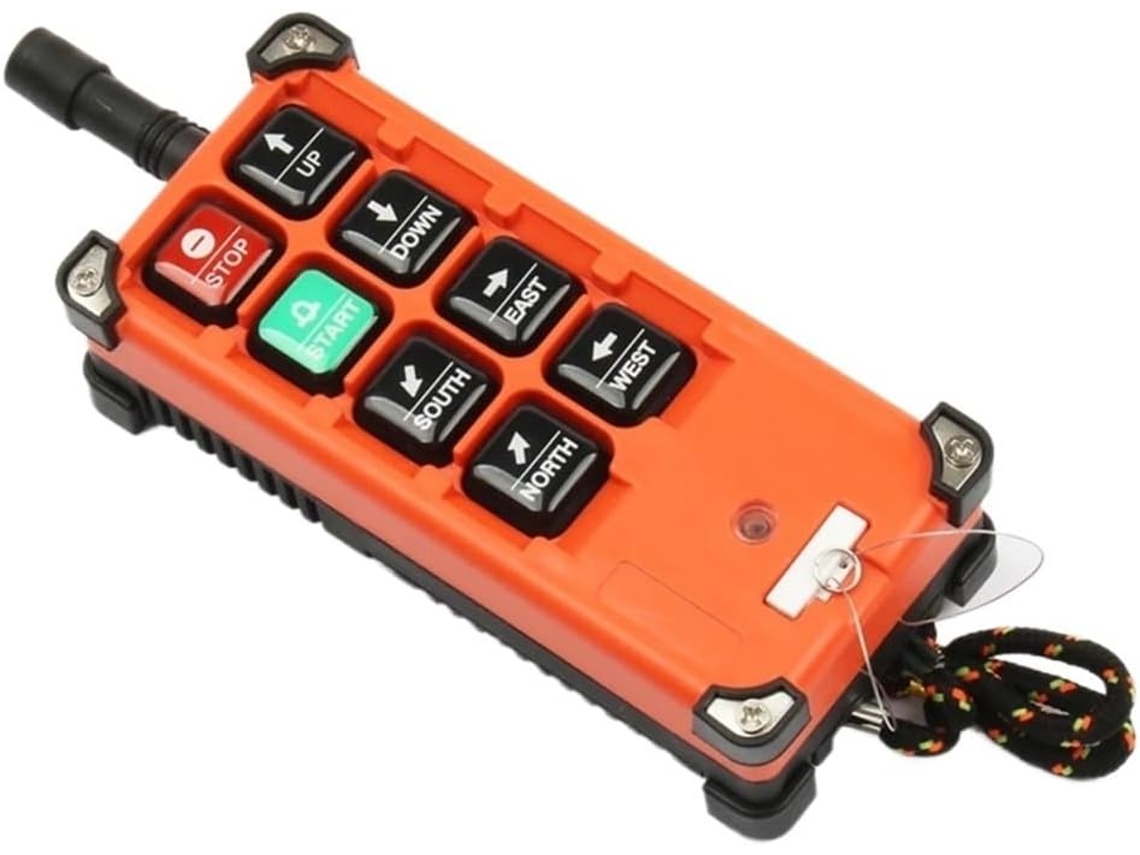 Control Remoto Inalámbrico Industrial Para Grúas Vhf/uhf F21-e1b, 2 Transmisores Y 1 Receptor.