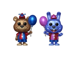 Figura Funko Bonnie & Freddy ¡Pop exclusivo de EE. UU.! Paquete de 2 vinilos metálicos CINCO NOCHES EN FREDDY'S