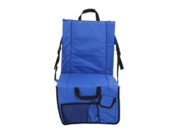 Silla plegable tipo grada para estadio con ángulo ajustable y tela Oxford 600D, cojines portátiles con bolsillo.