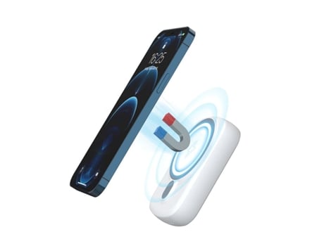 Cargador Banco Energia Sem para iPhone 13 Pro/12 YIZHOOD Blanco