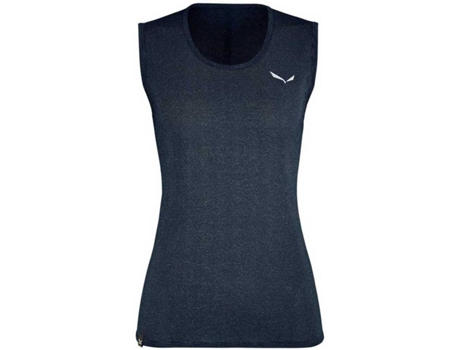 Camiseta de Mujer SALEWA Pedroc Dryton Montaña Azul (40)