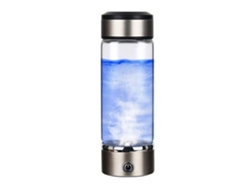 Botella de agua hidrogenada con tecnología SPE, recargable mediante USB, con una capacidad de 360 ml.
