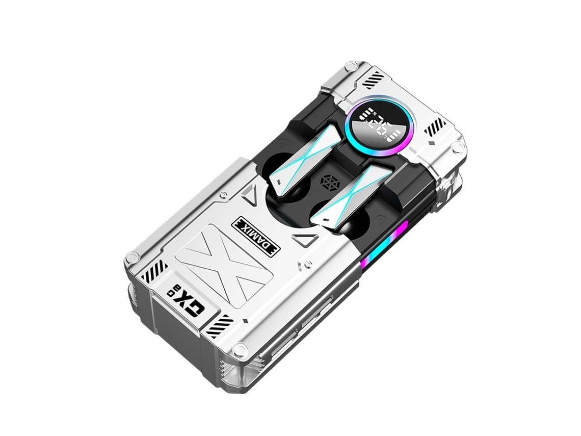 Auriculares Inalámbricos Carga Sensible Táctil Pantalla Led YEMAESRE Tela Bluetooth Blanco