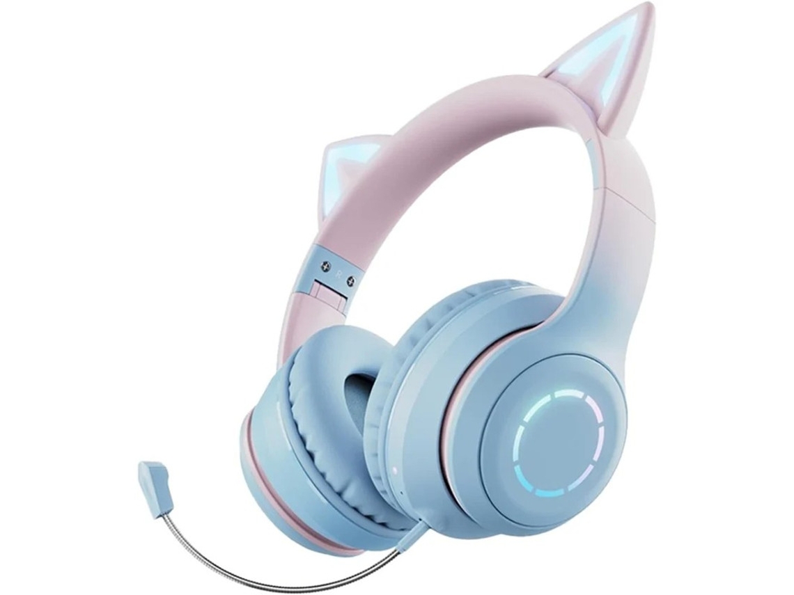 Auriculares Intra Dobráveis Graves Chocantes Mm Embutido Reprodução Yizhood Cartón Bluetooth Azul