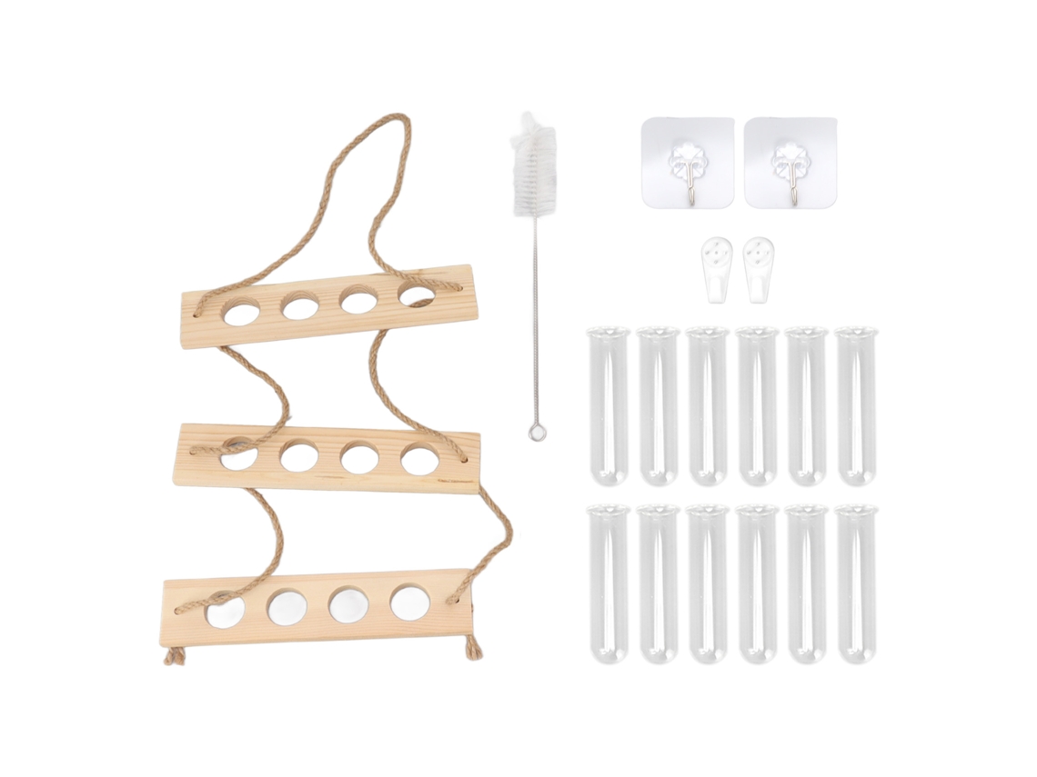 Terrario de pared de 3 niveles con propagación y soporte para plantas
