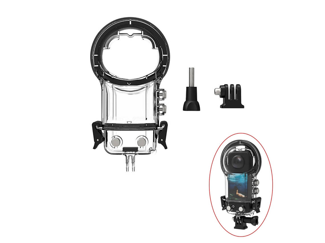 Estuche impermeable para cámara de acción panorámica Insta360 X3