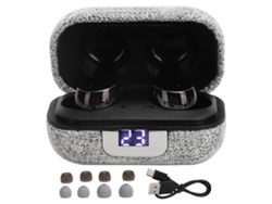 Fone De Ouvido Bluetooth Tws N80 Com Display Digital Touch Inteligente Para Esportes Preto
