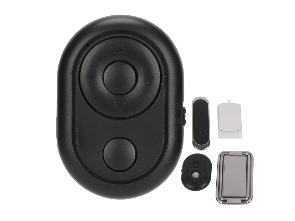 Control Remoto Bluetooth Para Cámara Con Soporte Multifuncional, Mini Botón Para Selfies Para Teléfono Móvil