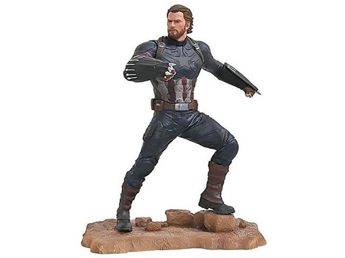 Estatua Capitán América Marvel Vengadores 3 23 Cm B.active