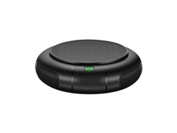 Purificador de coche de iones negativos con panel solar (negro)