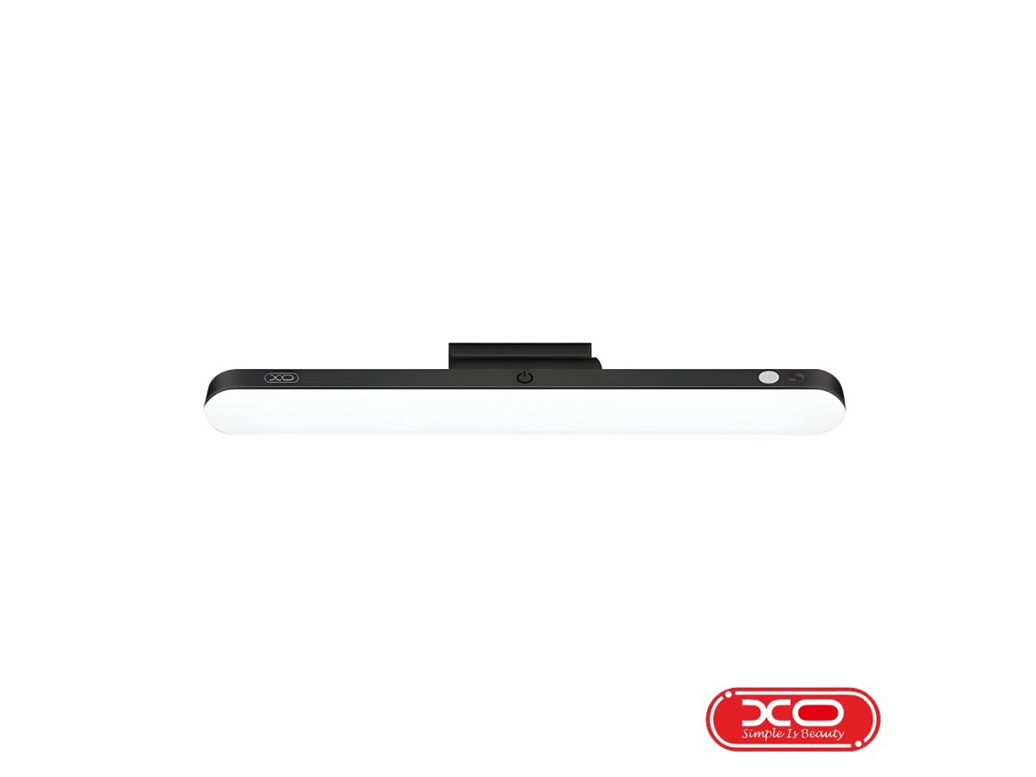 Linterna LED portátil magnética XO de 2,5 W y 1200 mAh, color negro