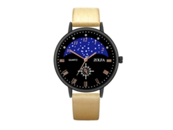 Reloj De Cuarzo Clásico Fashion Estilo Empresarial Pareja Unisex Regalo (oro)