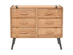 Maison Exclusive - Cajonera De Madera Maciza De Abeto 91x35x73 Cm