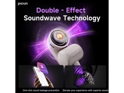 Auriculares Picun W3 Uxos Bluetooth 5.4 con clip para juegos, baja latencia, sonido envolvente 3D, impermeables, deportivos, con ganchos para las orejas.
