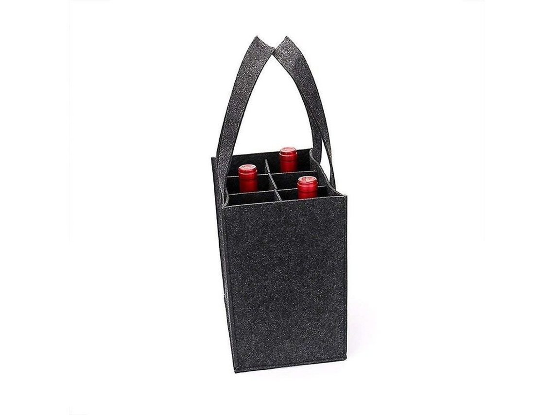 Bolsas De Fieltro Grueso Para Vino Con Asa, Reutilizables Y Lavables, Ideales Para Viajes, Fiestas Y Cumpleaños.